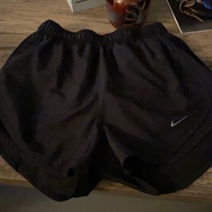 All black nike shorts